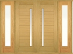 Oslo Double Front Doors With Sidelights